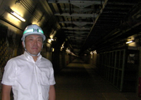 新幹線の北海道延伸に向け青函トンネルを調査。安全性の確保、防災体制を現地で確認。環境整備に邁進します。