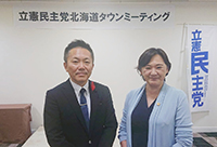 衆議院候補予定者と北方領土返還問題、一次産業対策について、地域から意見を伺う